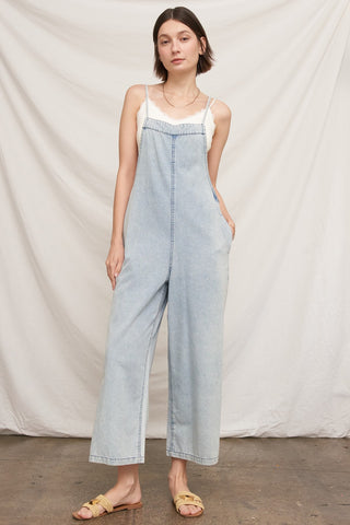 Coastal Breeze Denim Jumpsuit