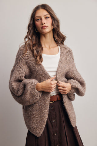 Hearthside Balloon Sleeve Cardigan