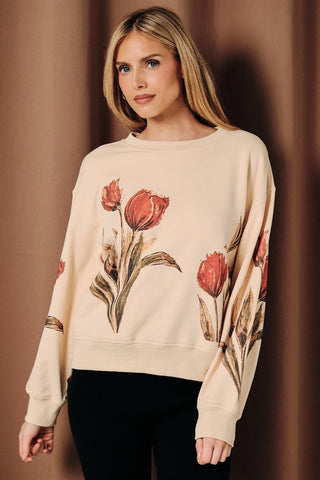 Pressed Tulips Sweatshirt