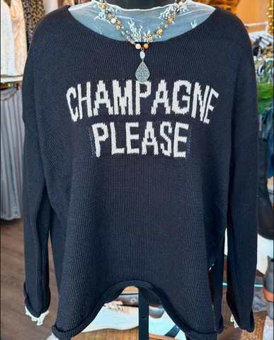 Champagne Please Sweater