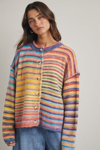 Collected Stripe Cardigan