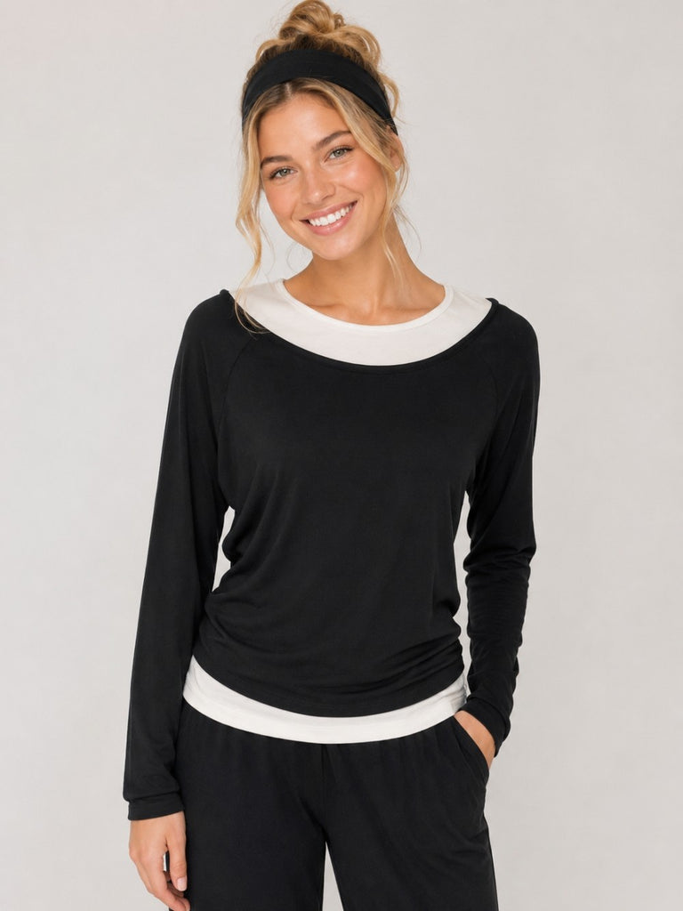 Mercer Layered Rib Top