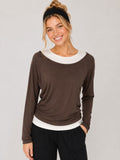 Mercer Layered Rib Top