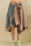 Folkways Plaid Midi Skirt