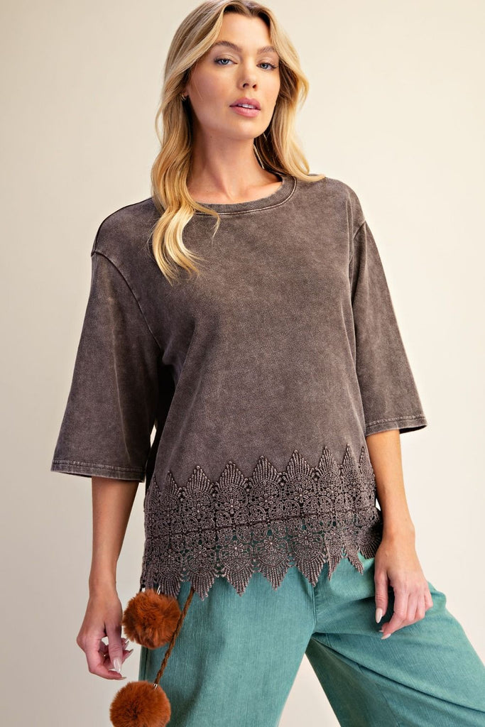 Lacework Washed Top