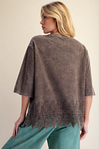 Lacework Washed Top