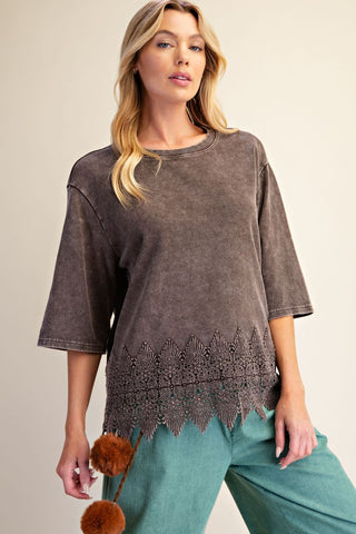 Lacework Washed Top