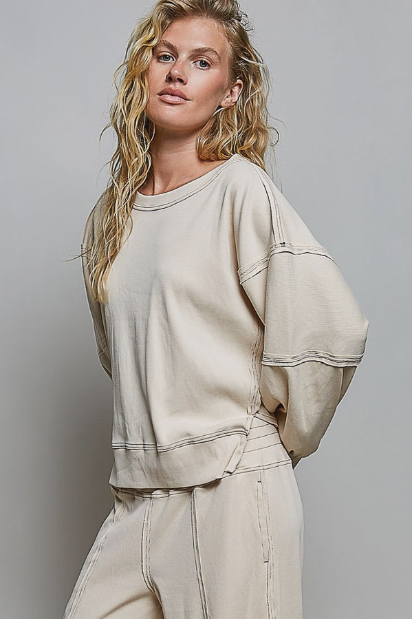 All Seamed Up Pullover
