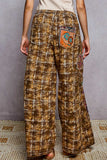 Artisan Patchwork Wide Leg Pants
