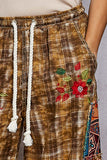 Artisan Patchwork Wide Leg Pants