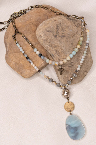 Mackenzie Necklace Amazonite