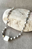 Thalia Necklace Bamboo Agate