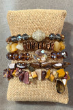 Zambia Bracelet Set Mustard