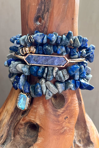 Elyse Bracelet Set Blue Mix