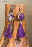 Janet Earrings Purple