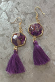 Janet Earrings Purple