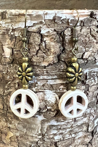 Mirabella Peace Earrings