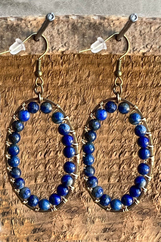 Calista Earrings Blue