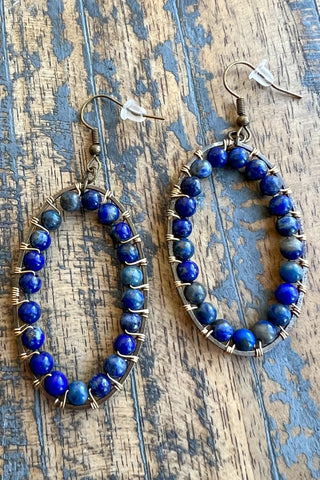 Calista Earrings Blue