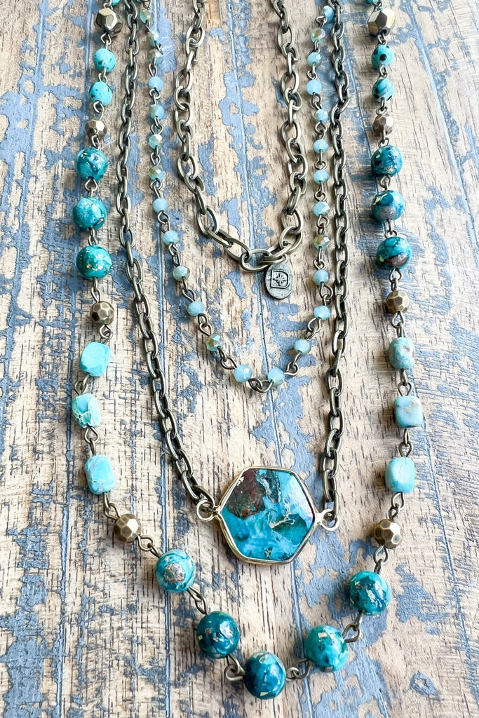 Janet Necklace Turquoise