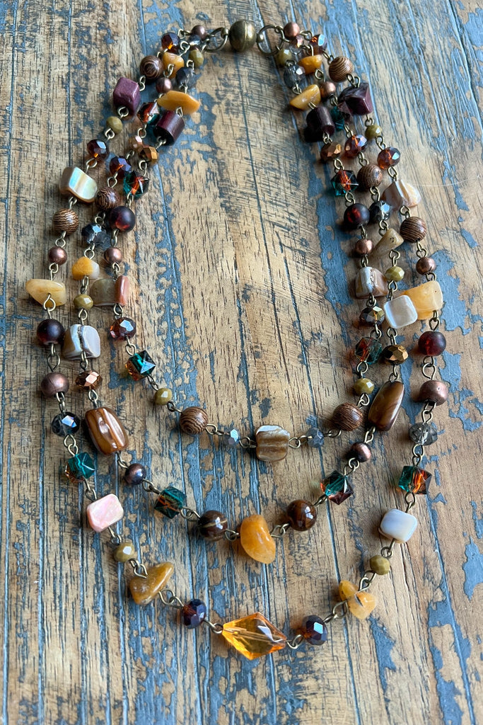 Rachel Necklace Amber