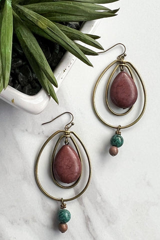 Amalfi Earrings Brown