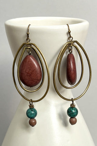 Amalfi Earrings Brown