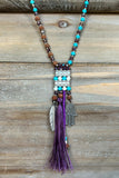 Rina Necklace Purple