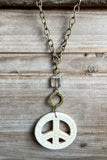 Groovy Necklace White
