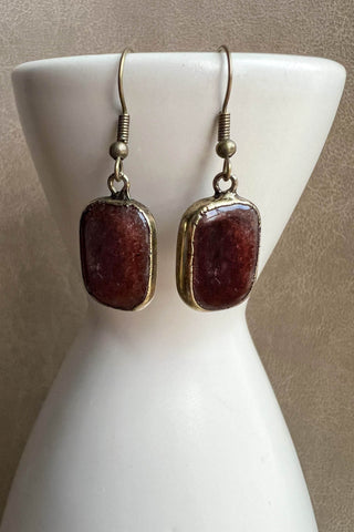 Sicily Earrings Carnelian