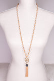 Athena Necklace in Peach