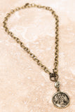 Billie Necklace in Bronze Cross