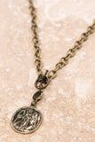 Billie Necklace in Bronze Cross