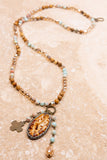 Emma Necklace in Amazonite and Jasper