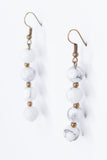 Mari Earrings in White