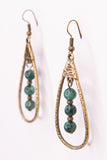 Sherri Earrings in African Turquoise