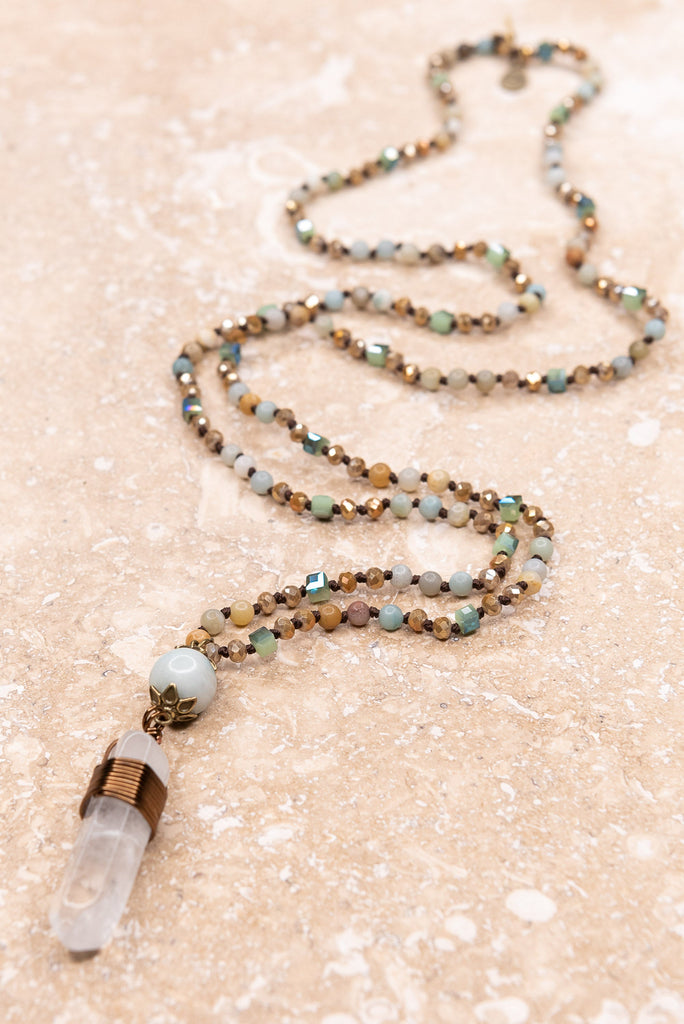 Suri Necklace in Amazonite