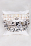 Vera Bracelet Set White