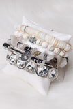 Vera Bracelet Set White