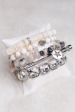Vera Bracelet Set White