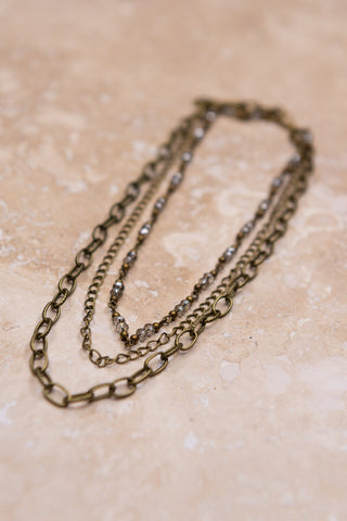 Cybil Necklace in Bronze