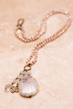 Gizelle Necklace in Blush