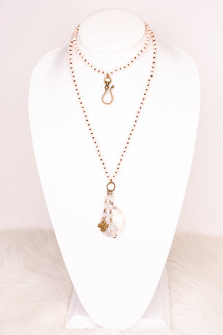 Gizelle Necklace in Blush