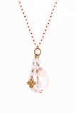 Gizelle Necklace in Blush