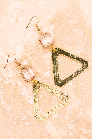 Jessica Earrings with Triangle