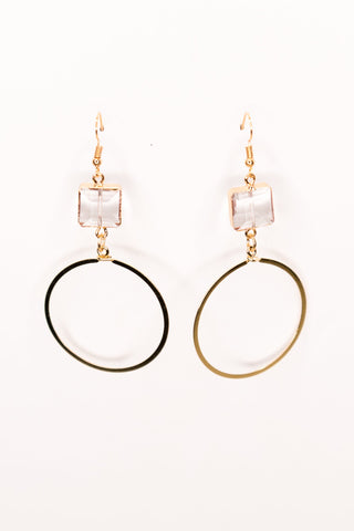 Jessica Earrings with Circle