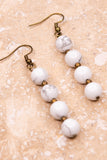 Mari Earrings in White