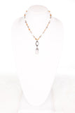 Pica Necklace in Jasper and White