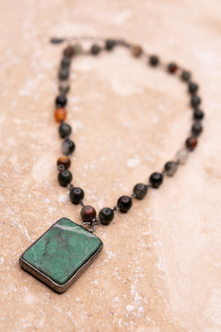 Suzanne Necklace in Jasper